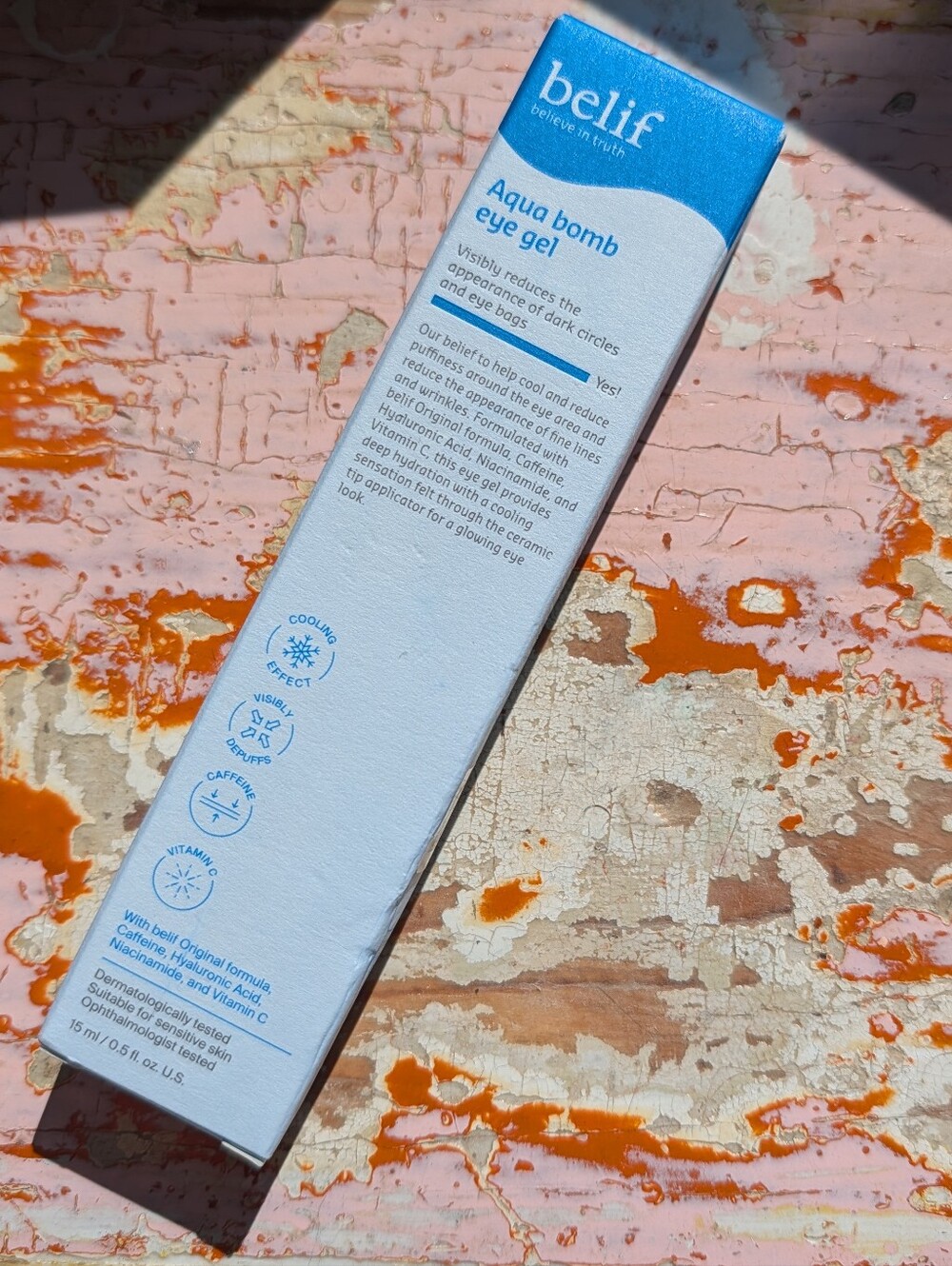 New In Box Belif Aqua Bomb Eye Gel